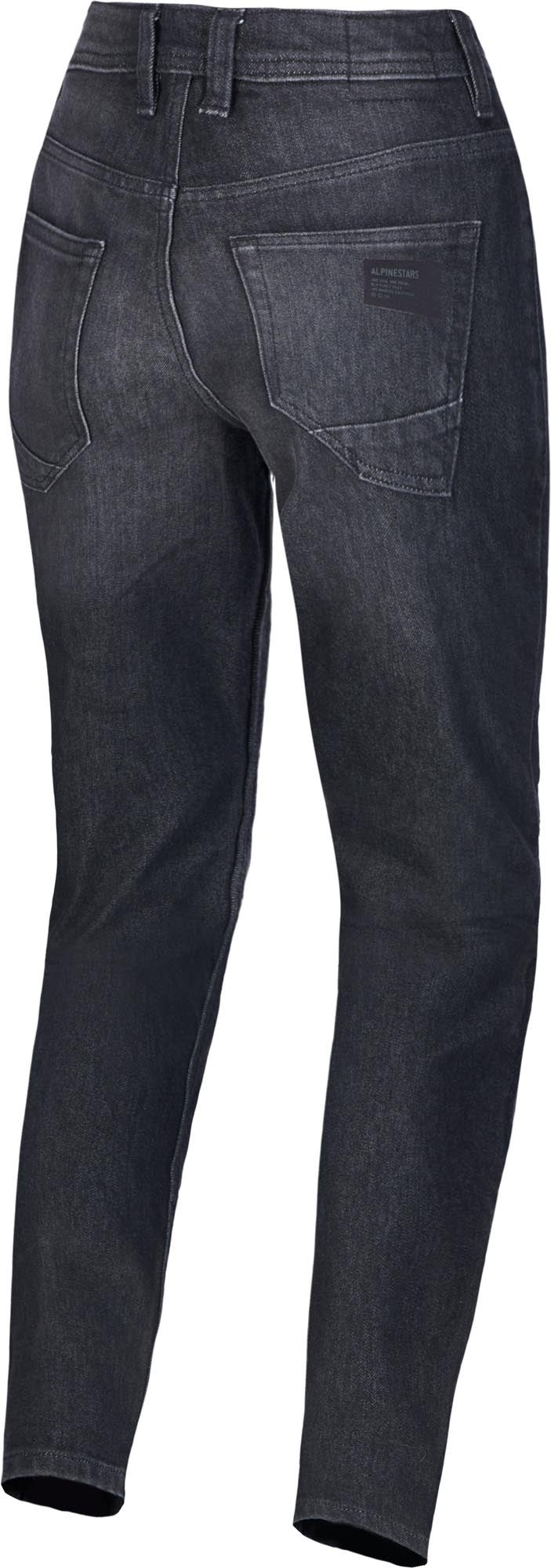 Alpinestars Stella Flex-Ast 5 Ladies Motorcycle Jeans black washed out 24 Figure 2