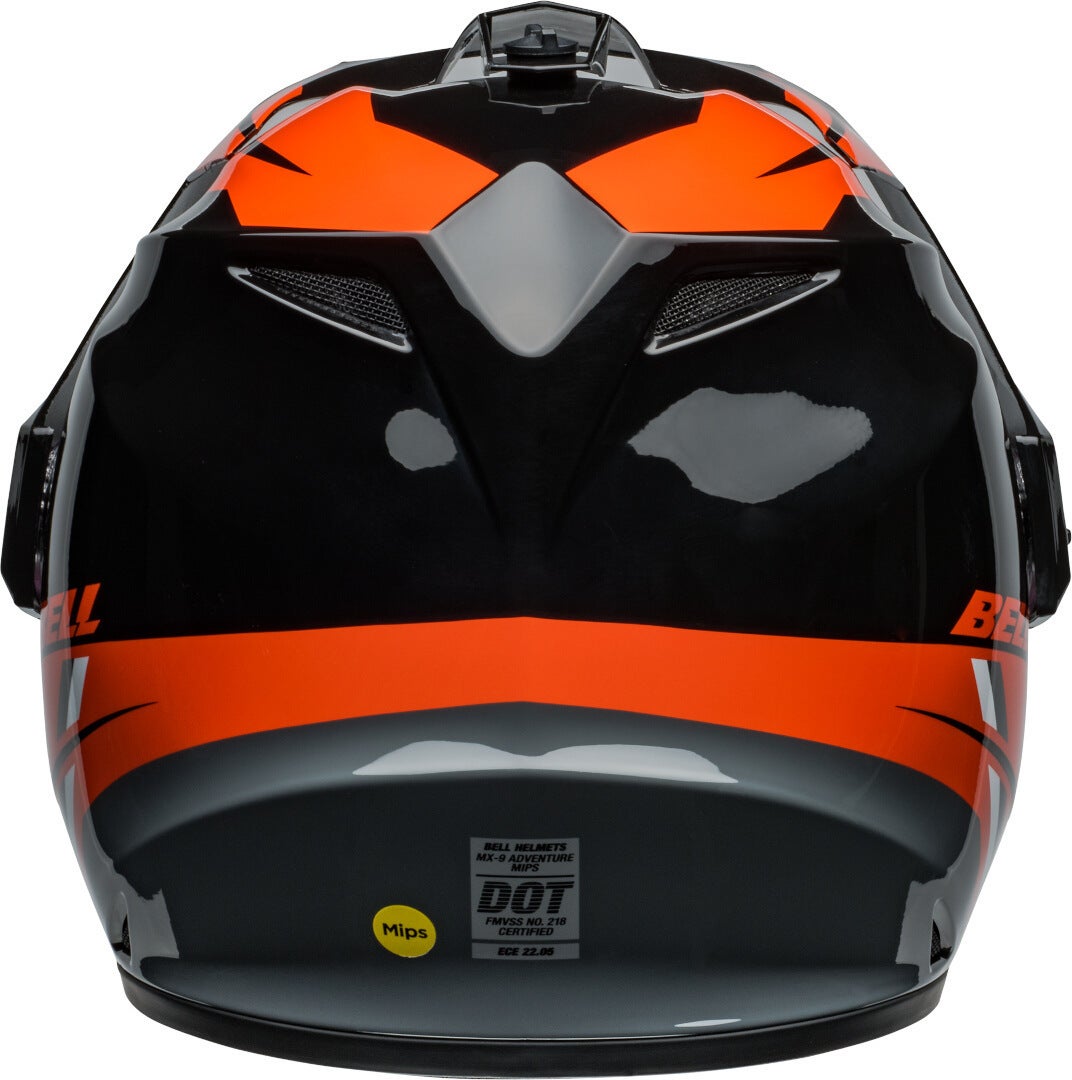 Bell MX-9 Adventure MIPS Alpine Motocross hjelm sort/orange M (57/58) Figur 4