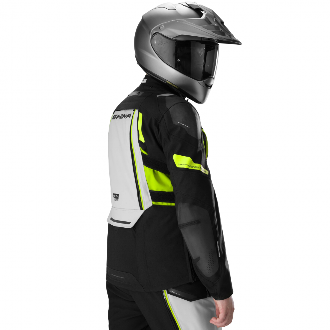 SHIMA Dune 2.0 Motorcycle Textile Jacket black/white/yellow L Figure 5