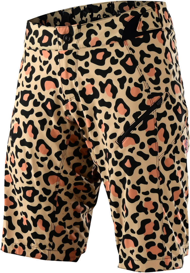 Troy Lee Designs Lilium Shell Leopard Dámské cyklistické šortky M Obrázek 1