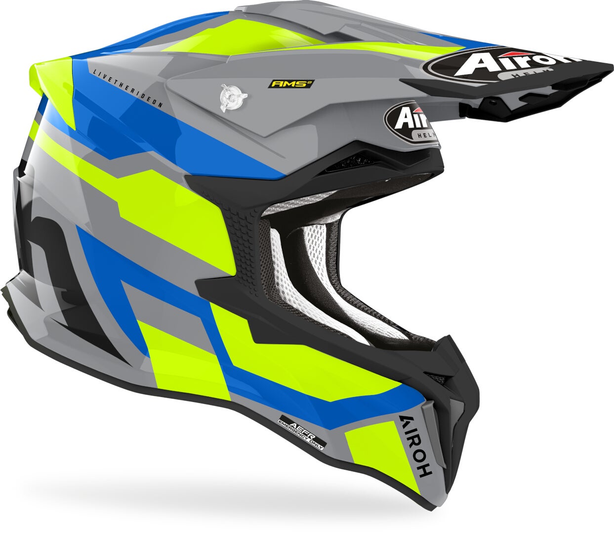 Airoh Strycker Glam Casco Motocross giallo L (59/60) Figura 2