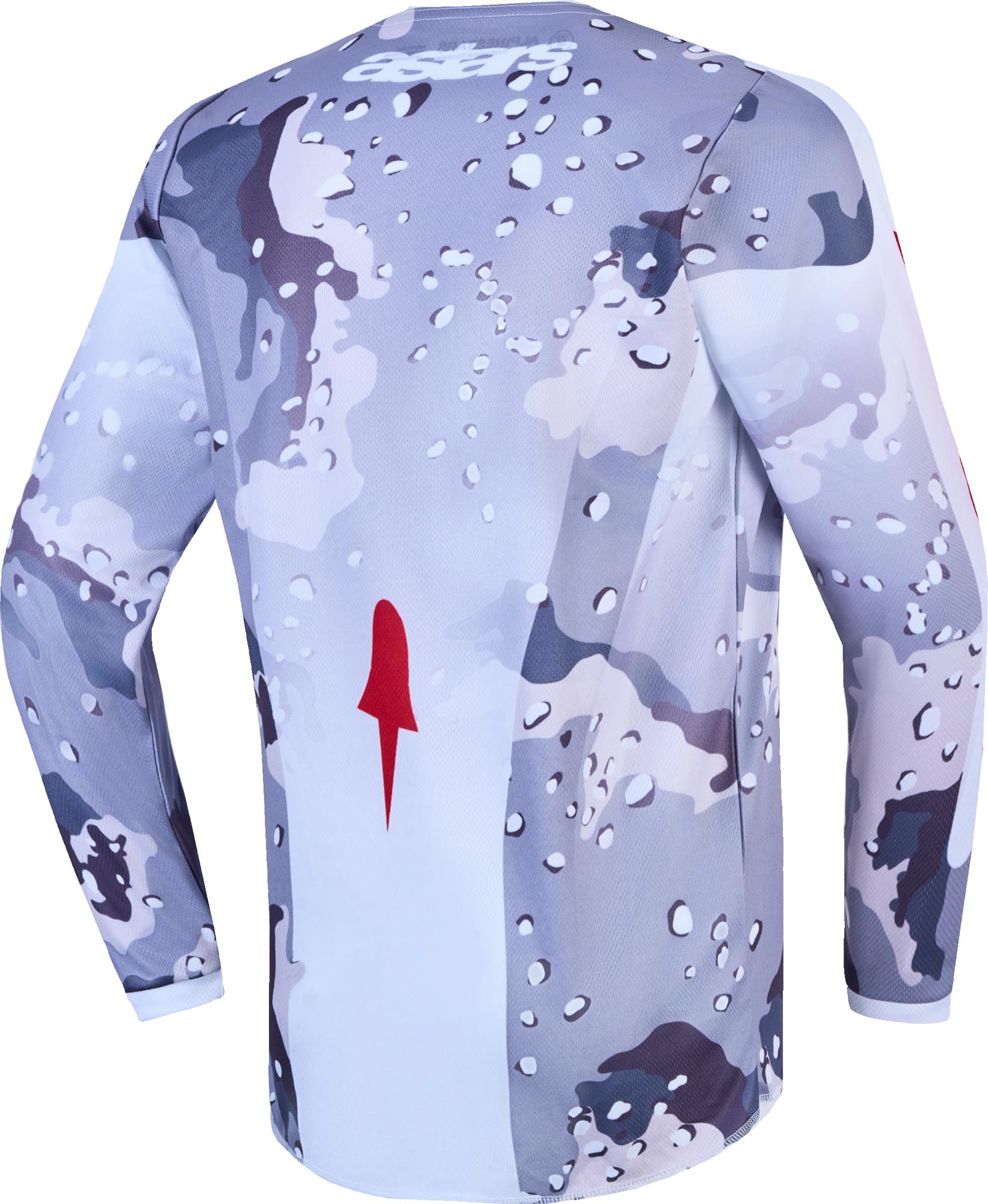 Alpinestars Fluid Lone ユースモトクロスジャージ グレー/ホワイト/レッド L 図2