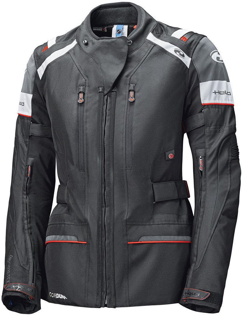 Held Tivola ST Ladies Gore-Tex Motorcycle Textile Jacket black/white L Figure 1