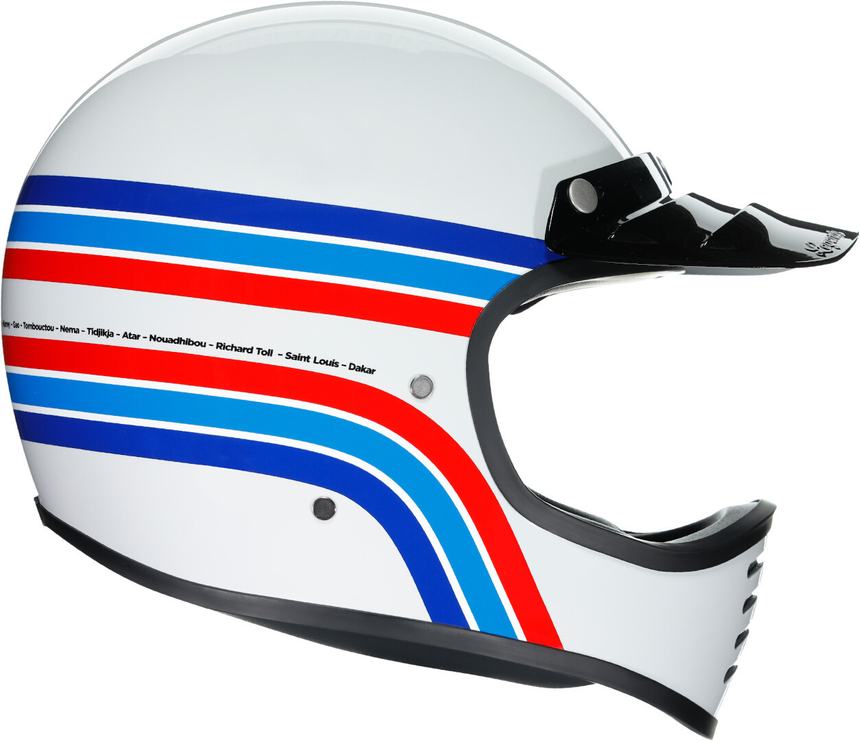 AGV Legends X101 Dakar 87 Casco bianco/rosso/blu M (57/58) Figura 3