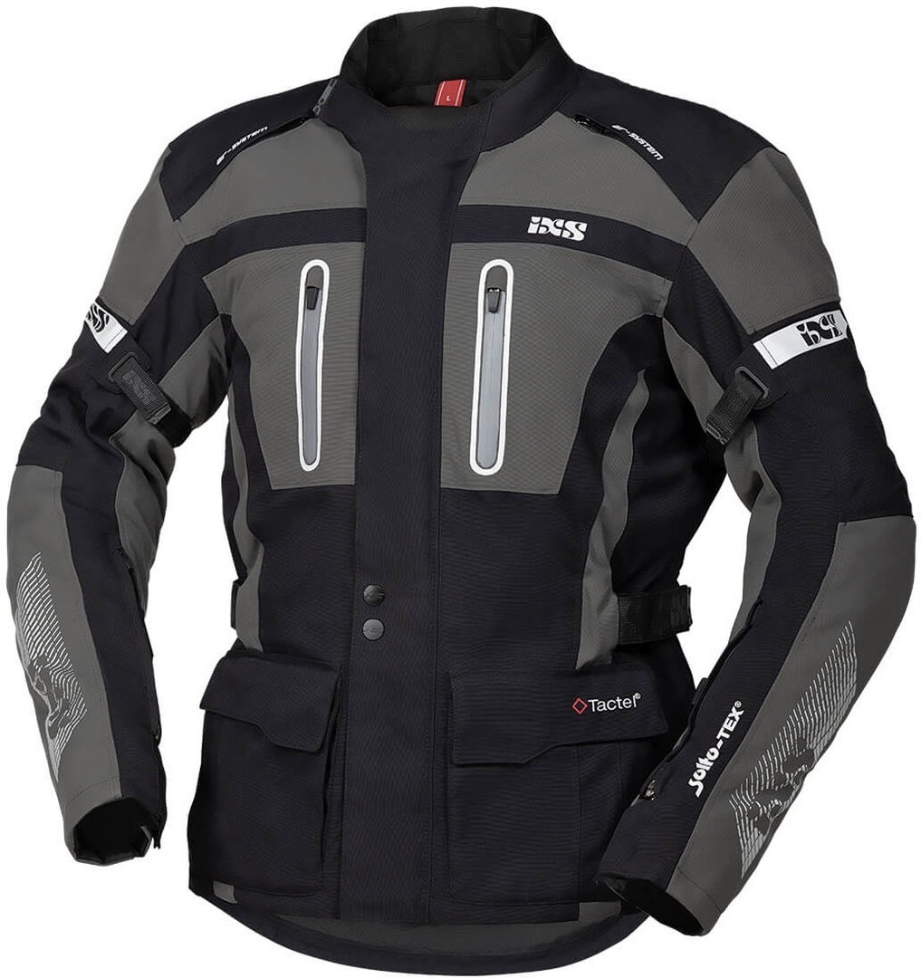 IXS Tour Pacora-ST Motorcycle Textile Jacket black/grey L Figure 1