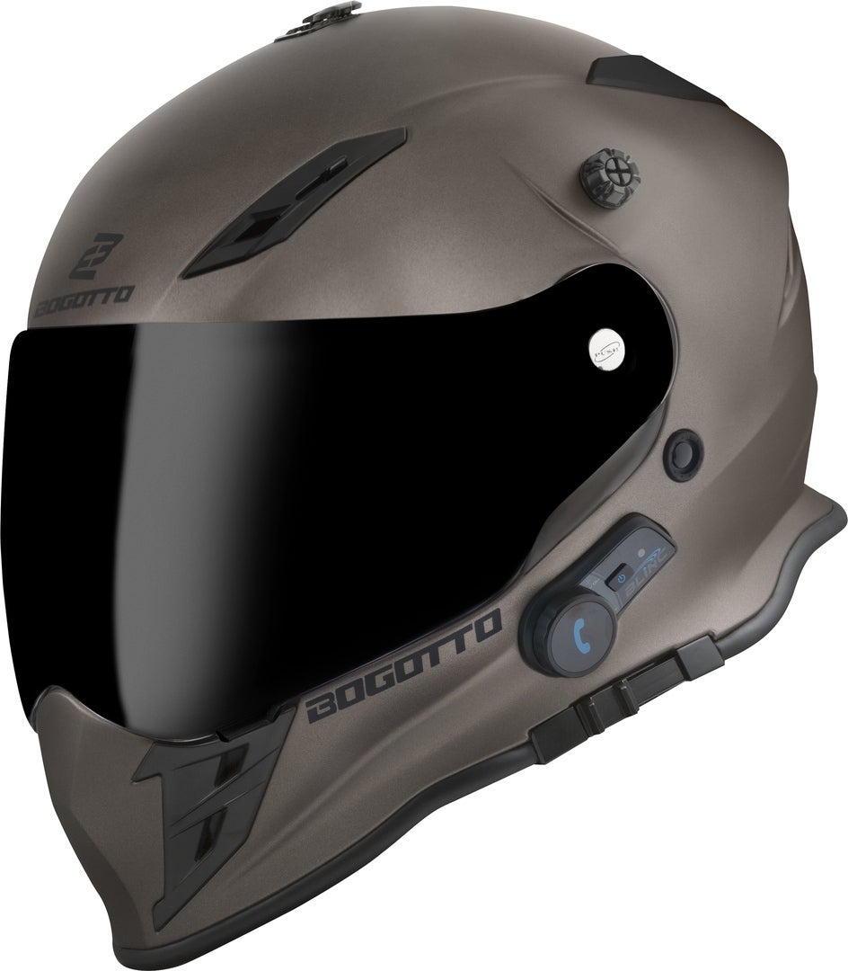 Bogotto H331 BT Bluetooth Casco Enduro Marrone opaco M Figura 3