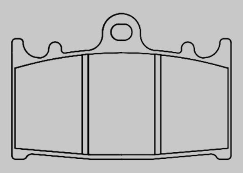 Beringer Pastilhas de freio de metal sinterizado de corrida - KIT2654R2 Figura 3