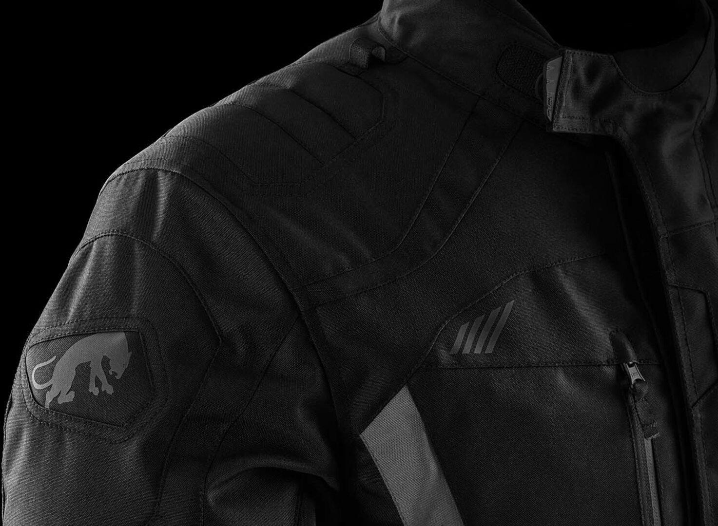 Furygan Apalaches Evo Motorcykel Textil Jacka Svart/grå S Figur 6