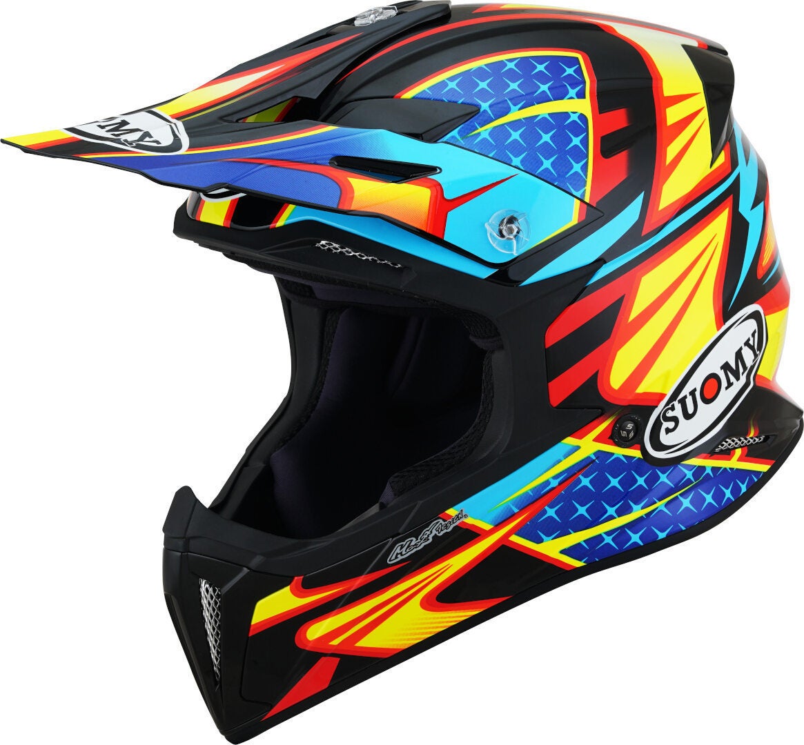 Suomy X-Wing Duel Casco motocross nero/giallo L (59/60) Figura 1