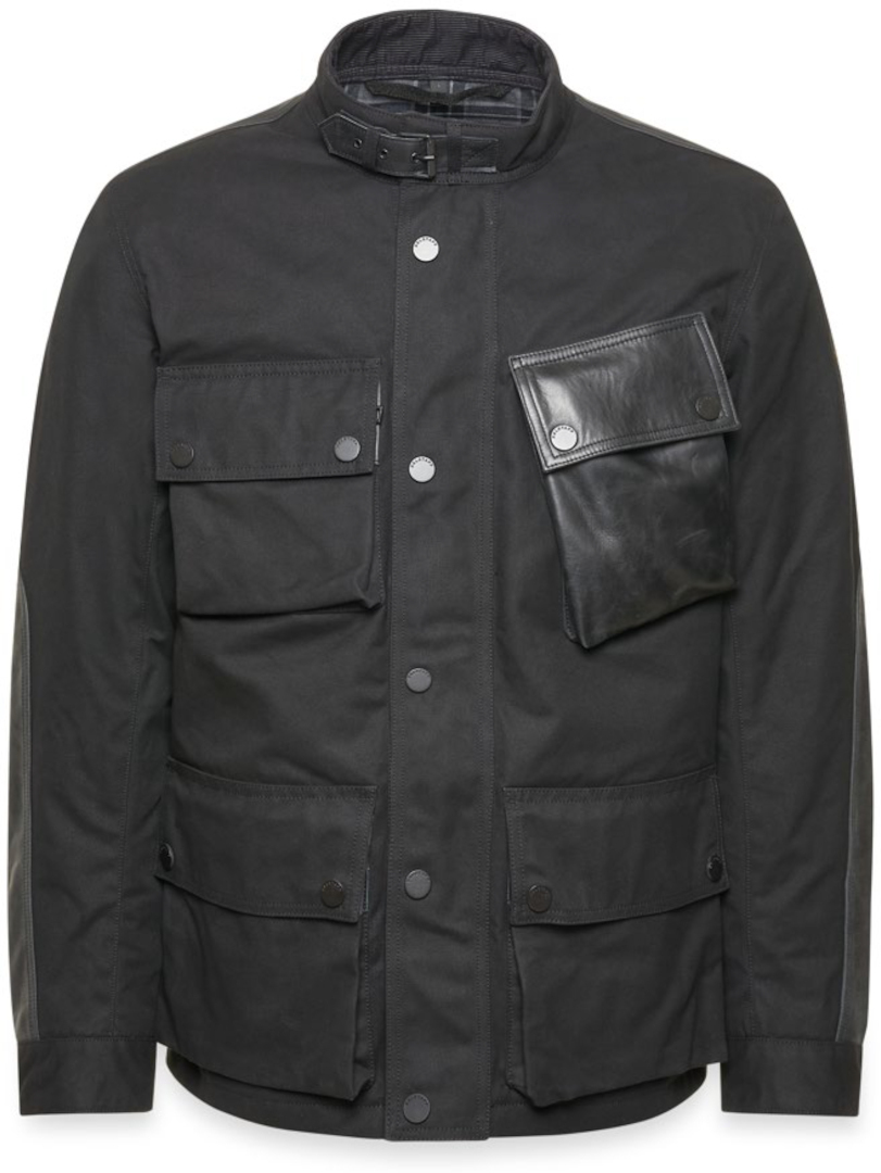 Belstaff Trackmaster Jachetă impermeabilă de ceară pentru motociclete negru S Figura 1