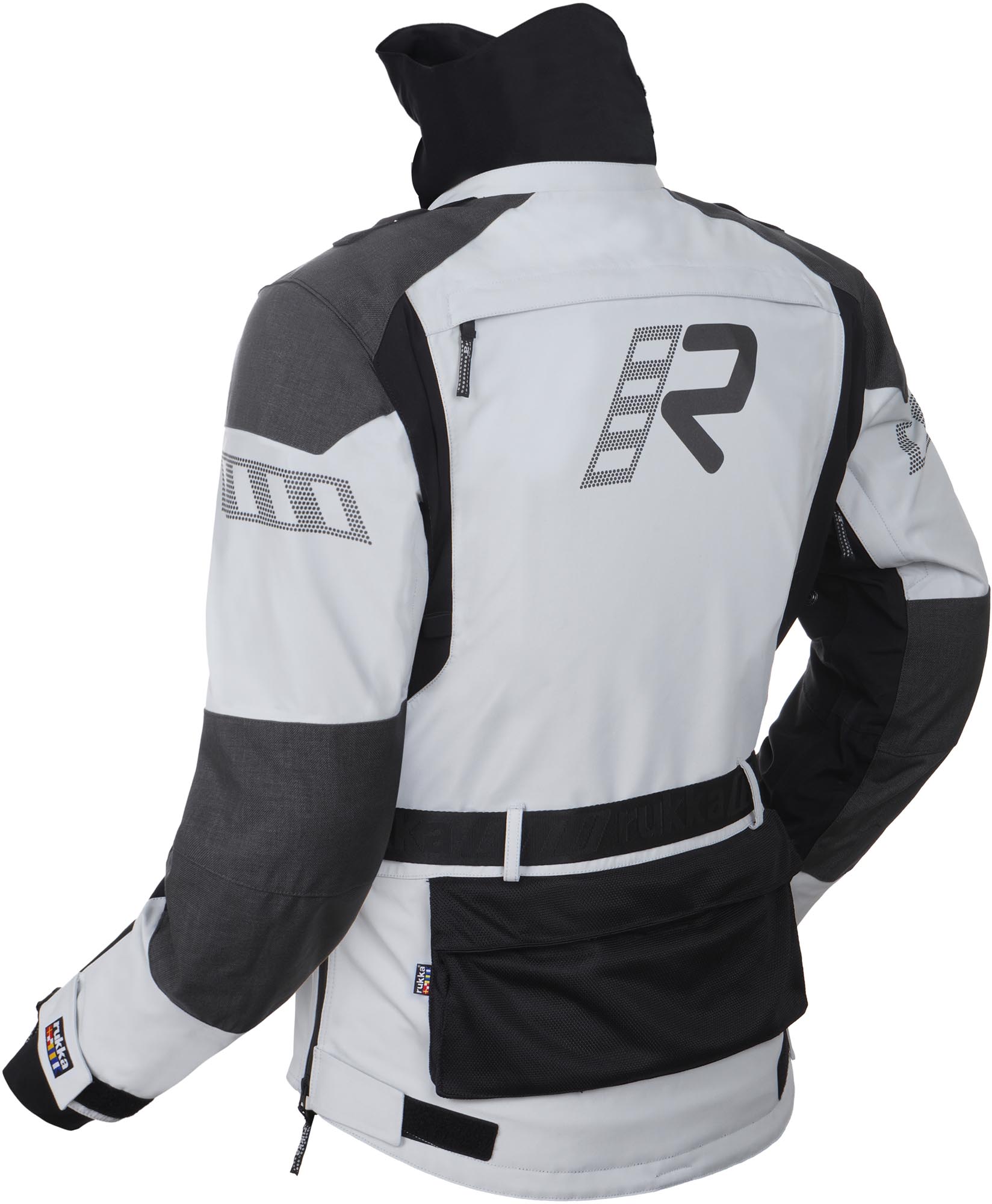 Rukka TitanTrail-R wasserdichte Motorrad Textiljacke weiß/grau/schwarz 64 Abbildung 2