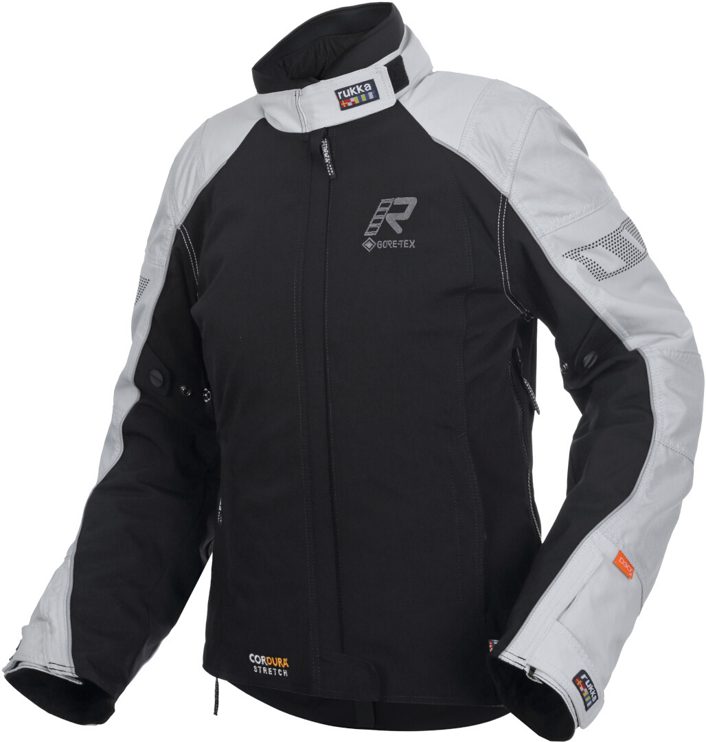Rukka Comforina GTX Jachetă textilă pentru motociclete pentru doamne Negru/gri deschis 34 Figura 1