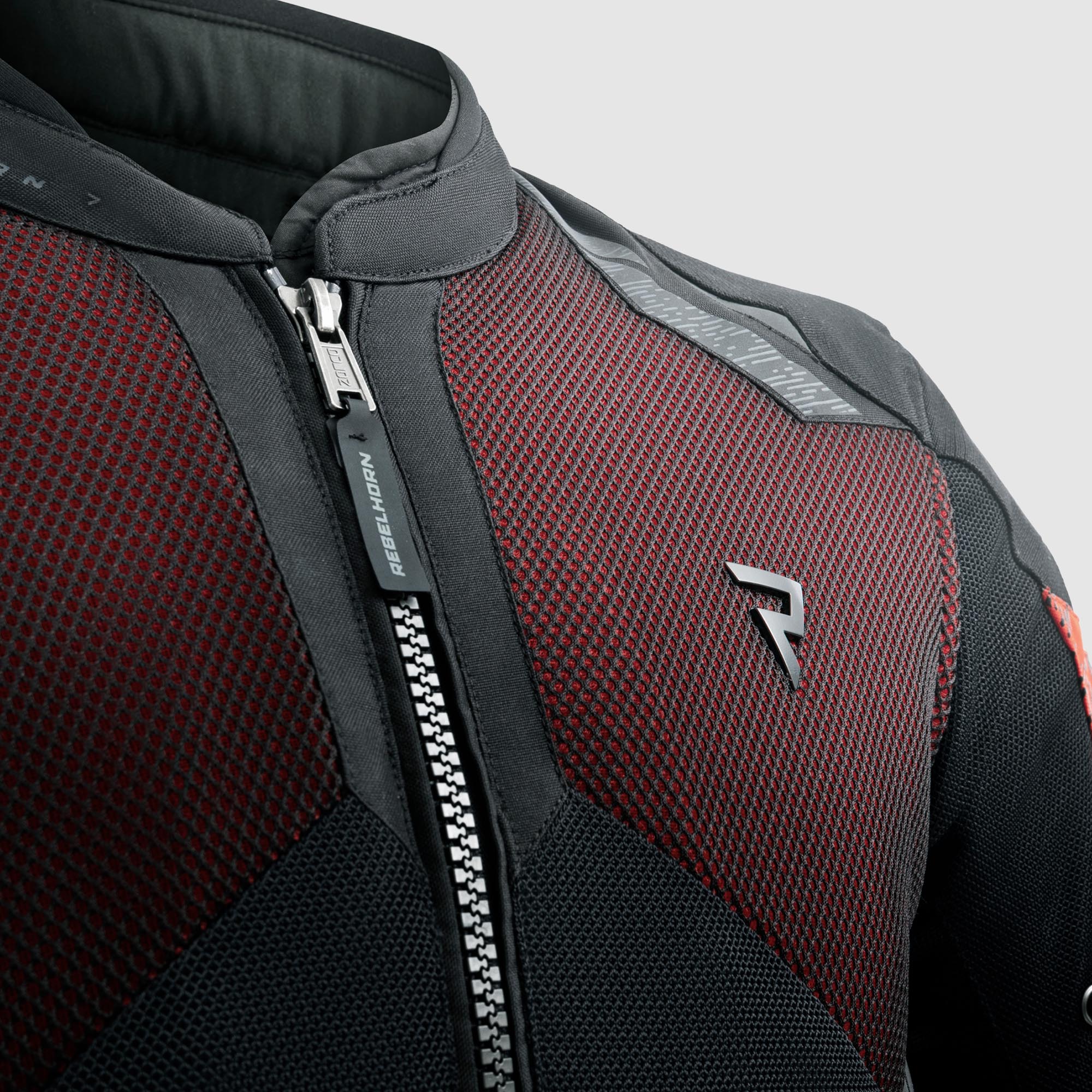 Side view of Rebelhorn Jax waterproof Motorcycle Textile Jacket