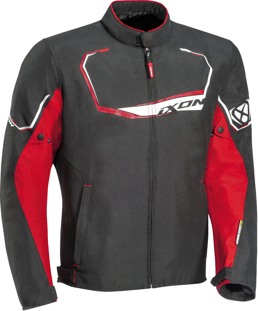 Ixon Challenge Motorcycle Textile Jacket black/red 4XL Figure 1