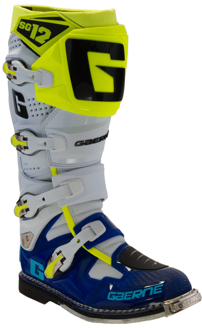Gaerne SG-12 Bottes de motocross Blanc/bleu 45 Figure 2