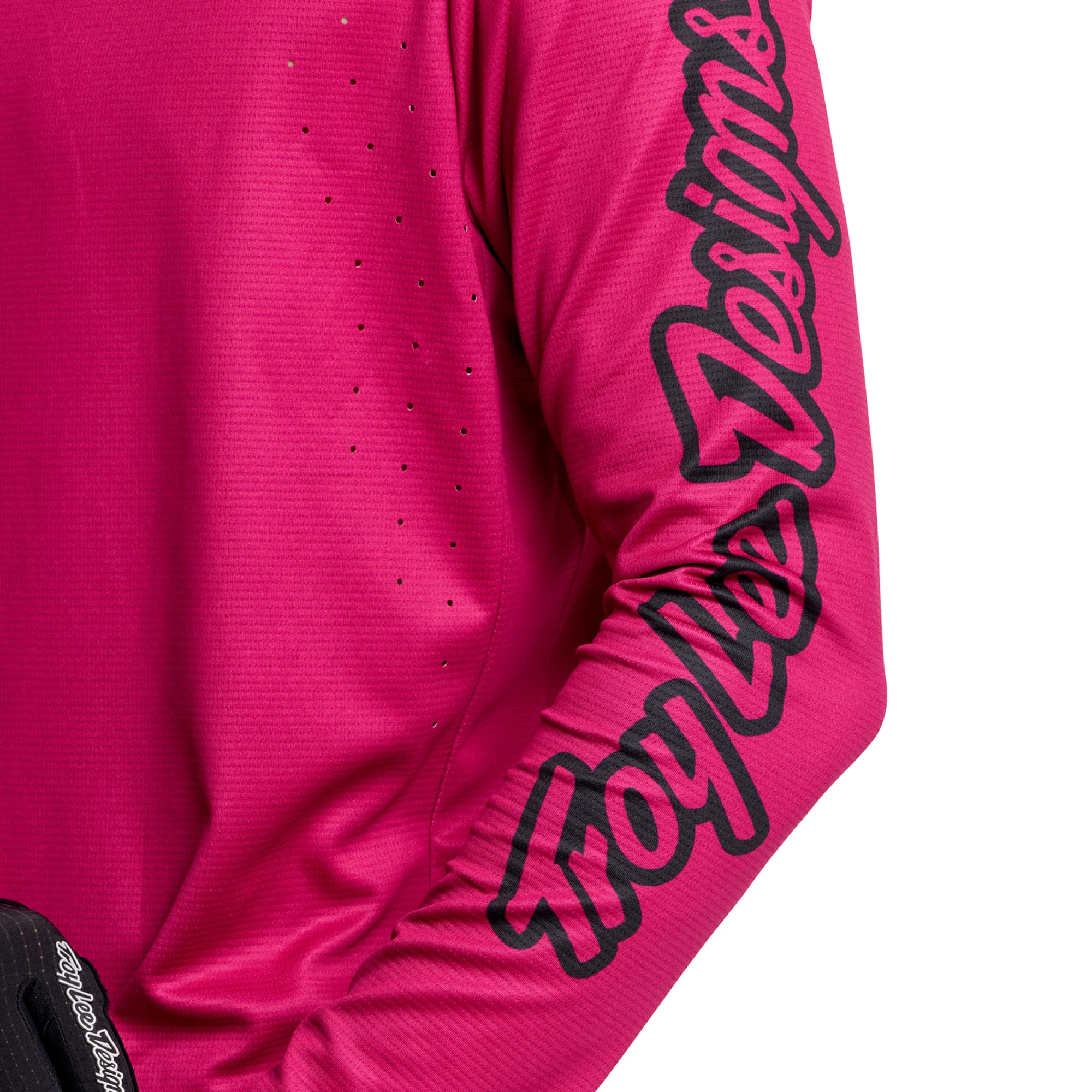 Troy Lee Designs Sprint Pro Mono Bicycle Jersey Fuchsia XL Figure 7