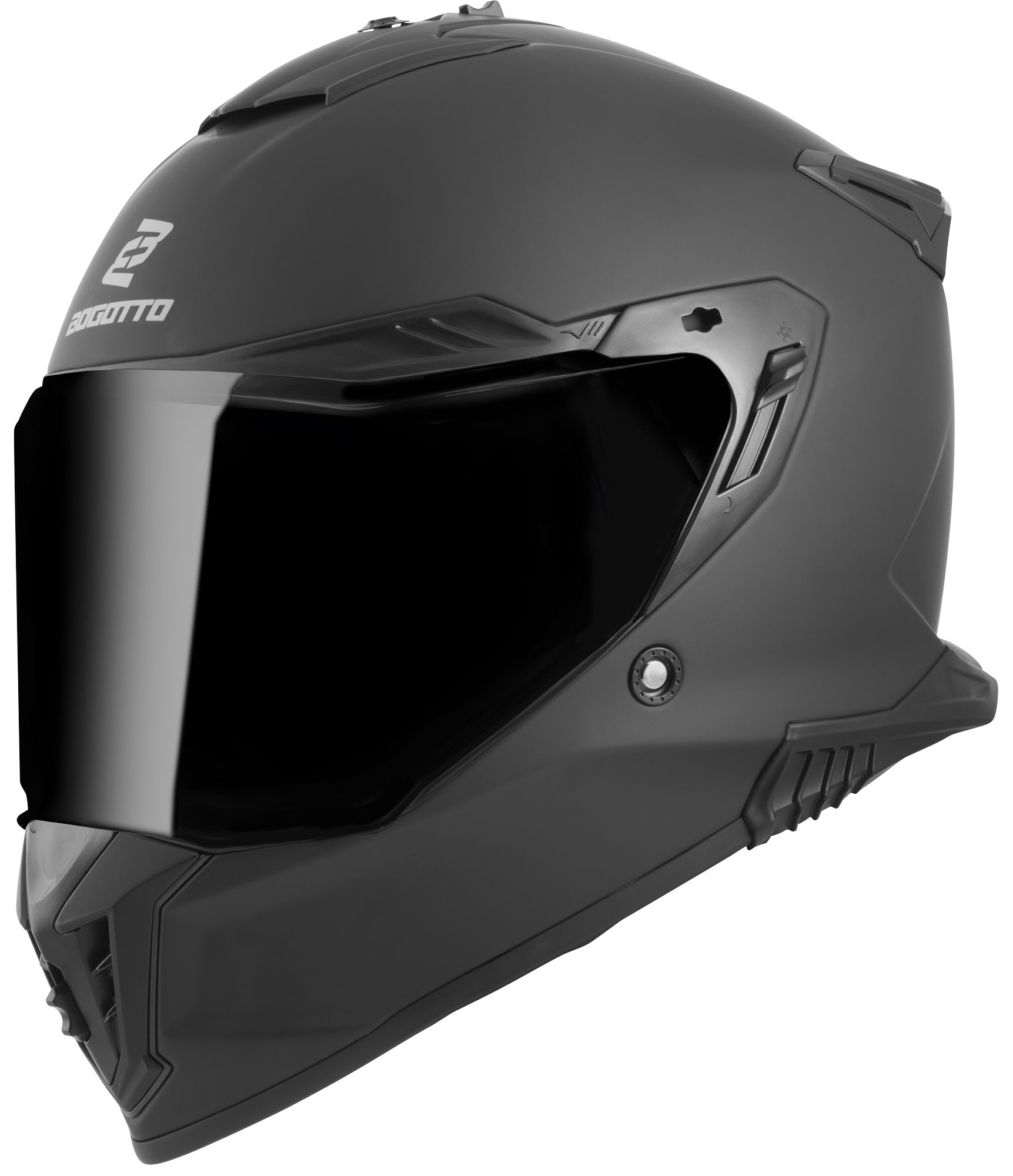 Bogotto FG-601 Casco da enduro nero opaco S Figura 3