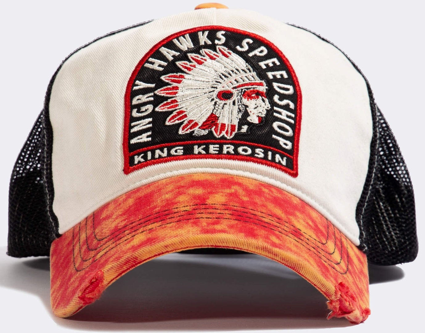King Kerosin Angry Hawks Speedshop Trucker berretto Figura 2
