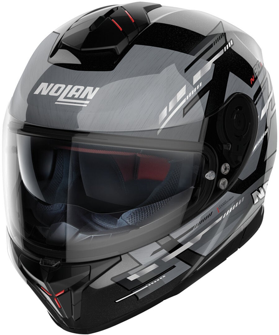Nolan N80-8 Meteor N-Com Hjelm sort/grå S (56) Figur 1