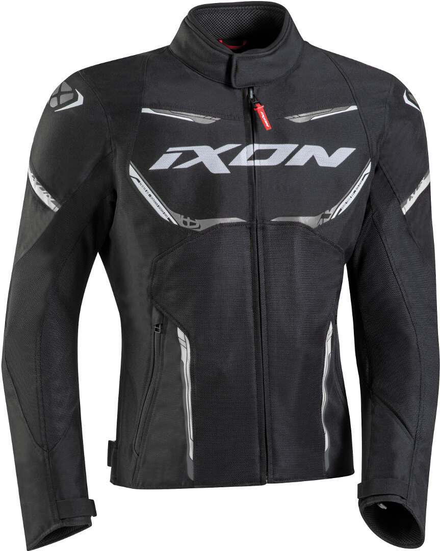 Ixon Striker Air WP Motorcycle Textile Jacket black/white S Figure 1