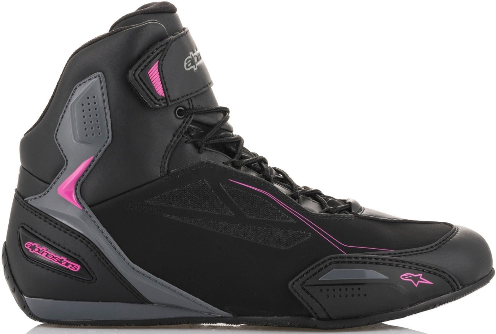 Alpinestars Stella Faster-3 Drystar Damer motorcykel sko sort/grå/pink 8,5 (40,5) Figur 5