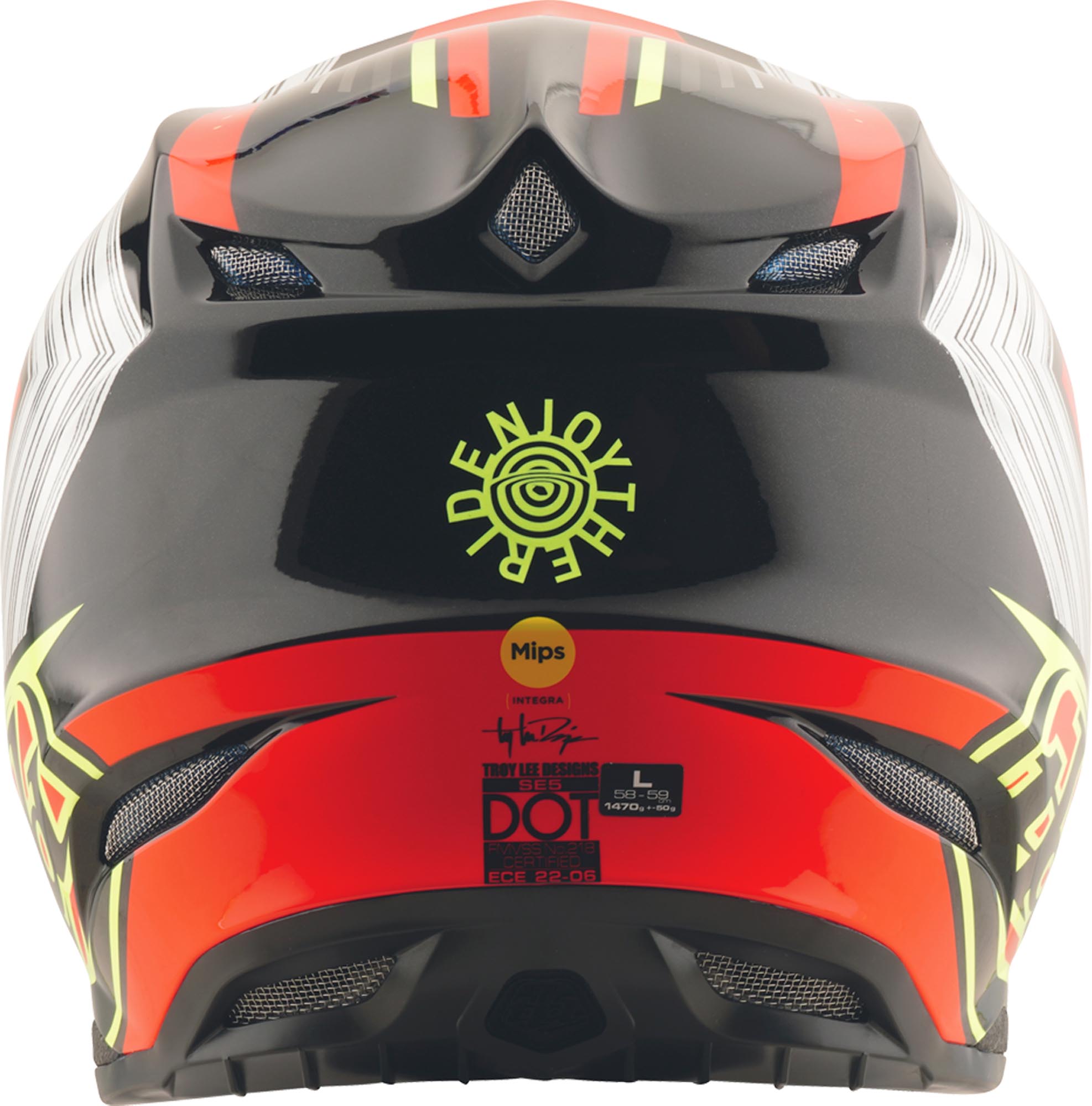 Troy Lee Designs SE5 Composite Stripes MIPS Casco da motocross M Figura 4