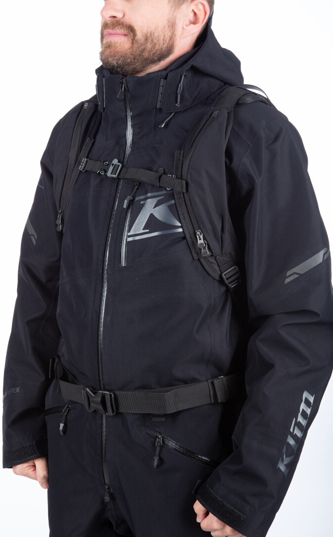 Klim Krew 16 2023 Rucsacul cu snowmobile negru Figura 4