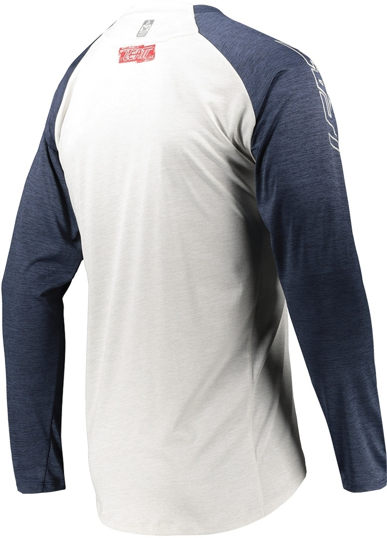 Leatt DBX 2.0 MTB LS Logo Bicycle Jersey white/blue M Figure 2