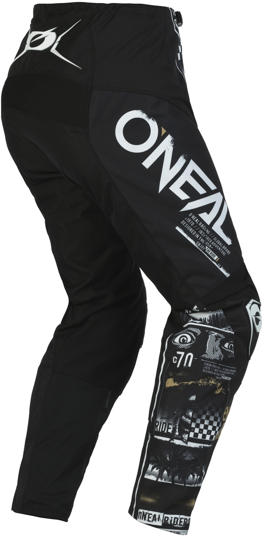 Oneal Element Attack Motocross Hose schwarz/weiß 34 Abbildung 2