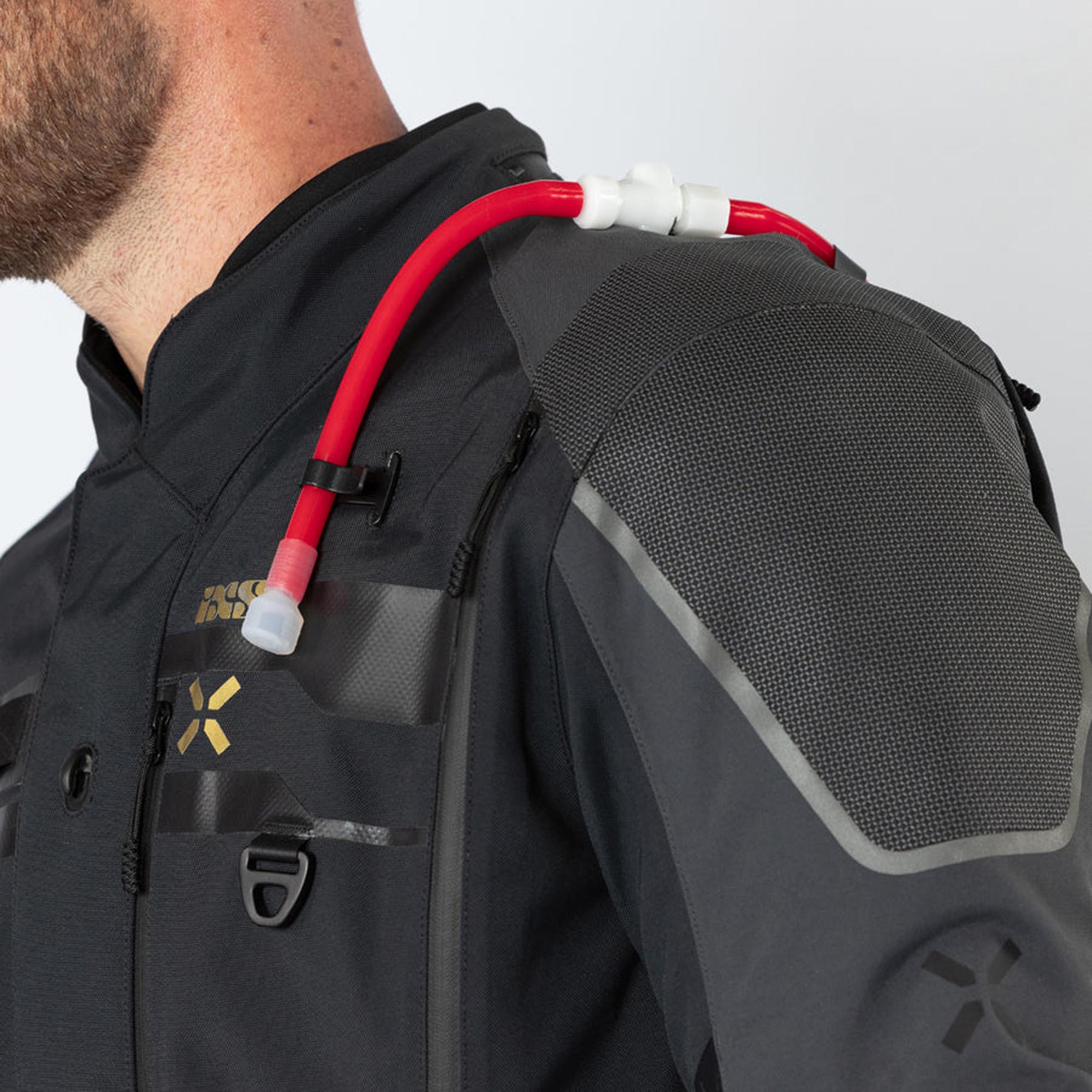 IXS Venture-GTX 1.0 Jachetă textilă impermeabilă pentru motociclete Negru/gri XS Figura 20