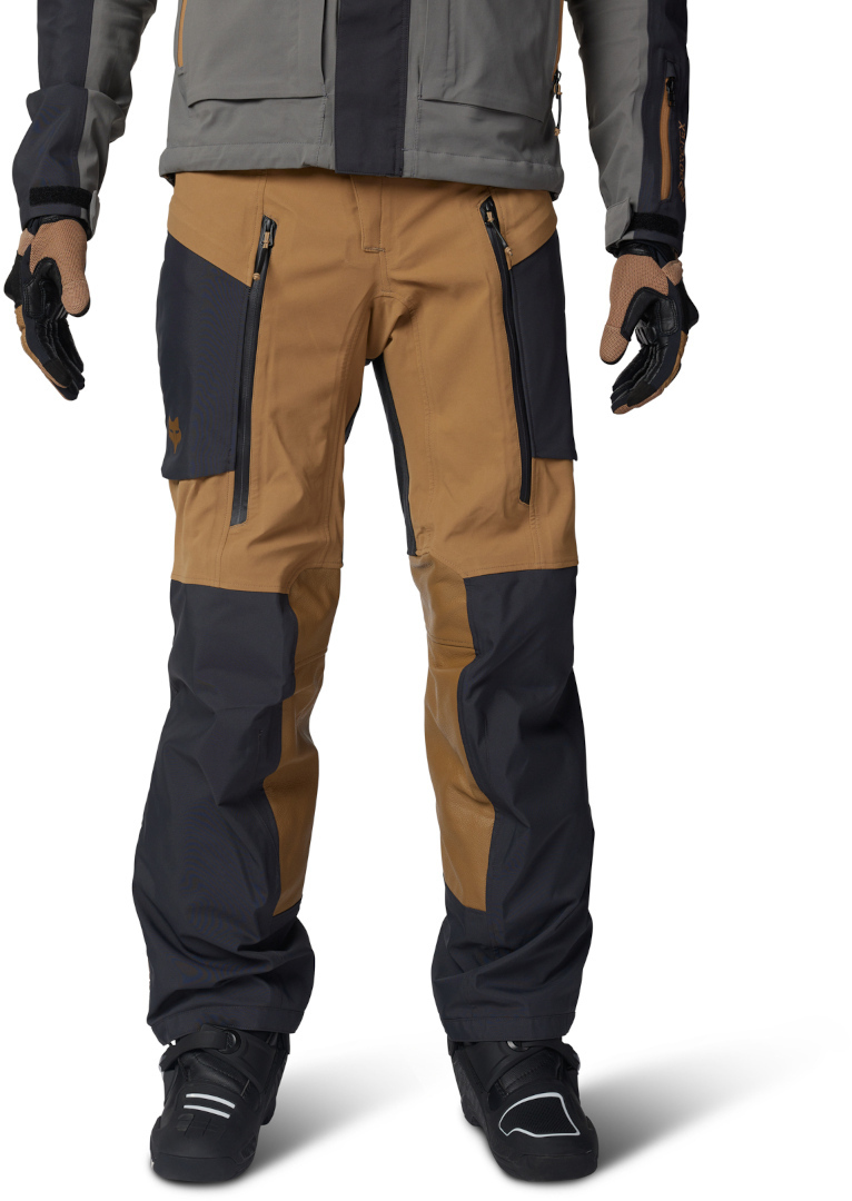 FOX Ranger GORE-TEX ADV Motorcycle Textile Pants black/brown/grey 44 Figure 6