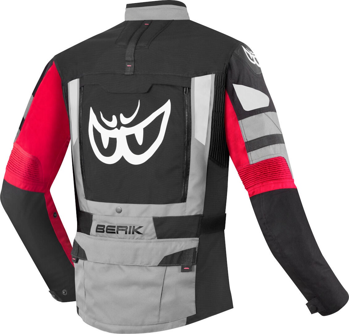Berik Dakota waterproof 3in1 Motorcycle Textile Jacket black/grey/red 56 Figure 2