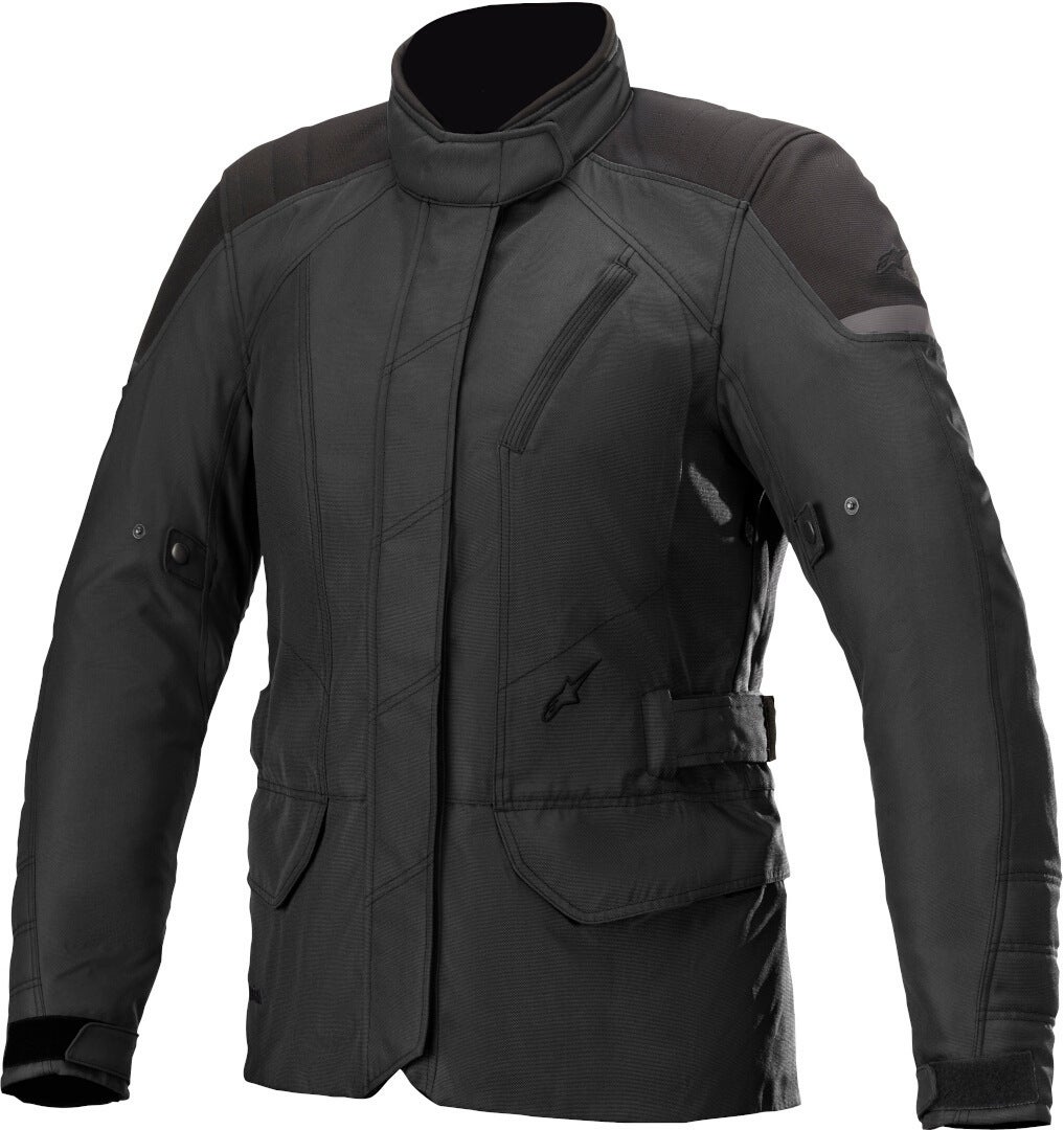 Alpinestars Women's Black/Black Stella Gravity Drystar Motorcycle Textile Jacket