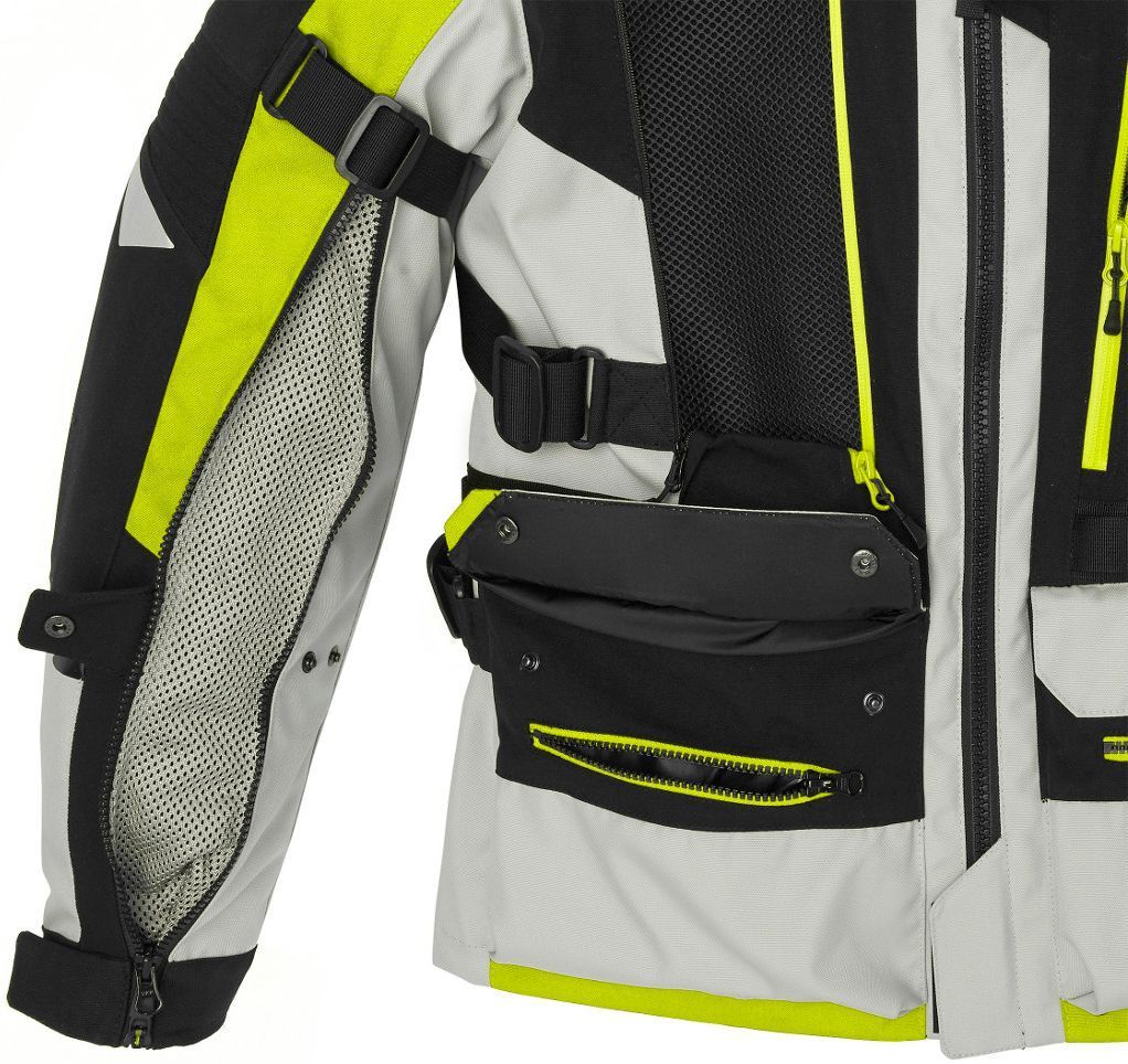 Spidi H2Out Allroad Giacca tessile motociclistica nero/grigio/giallo XL Figura 14