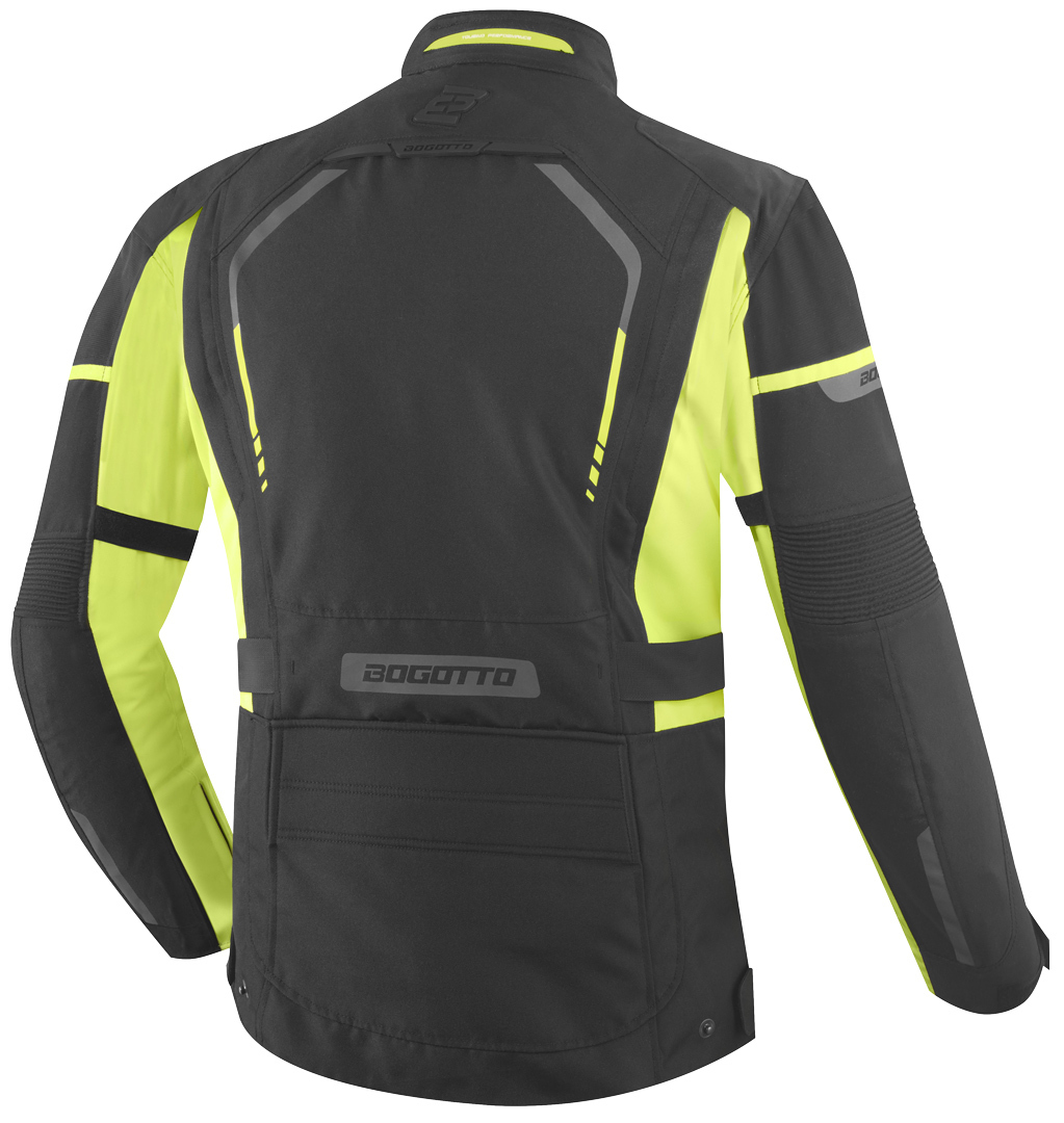Bogotto Azury 2in1 Veste textile de moto imperméable noir/néon 6XL Figure 2