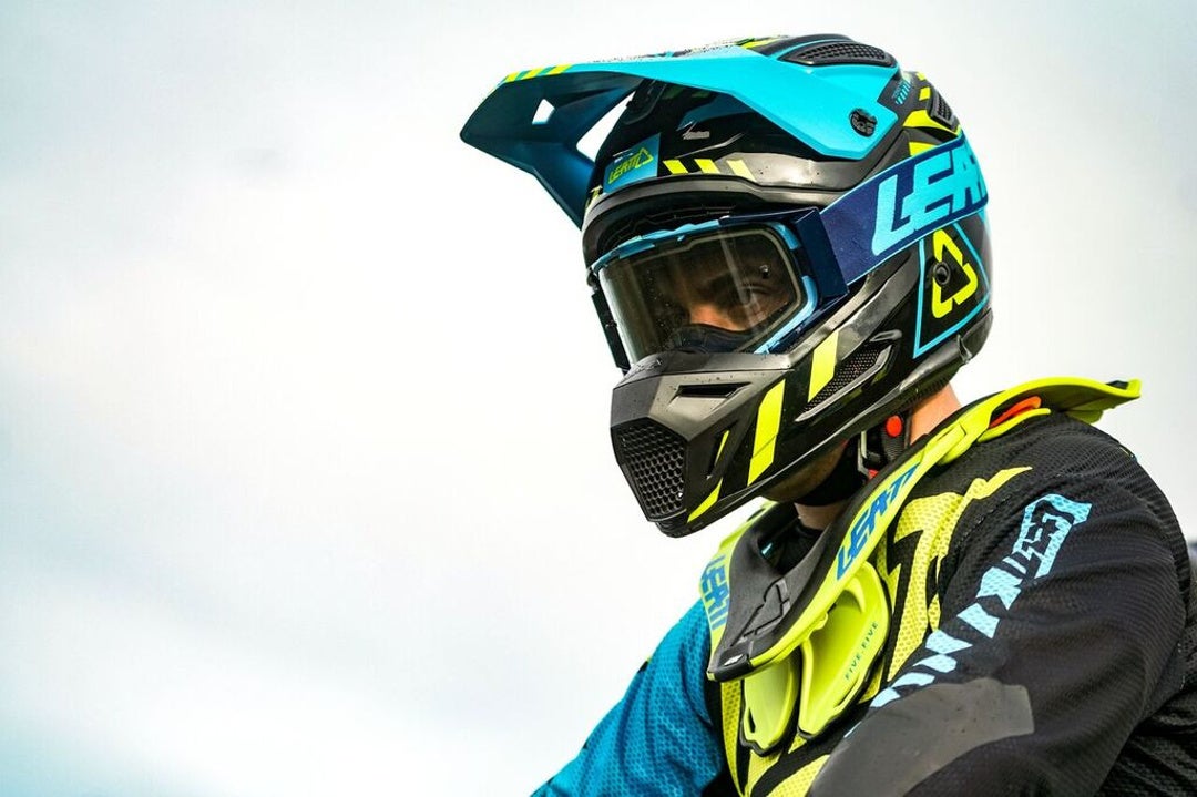 Leatt GPX 5.5 Composite V19.1 Casco Motocross nero/verde XS (53/54) Figura 6