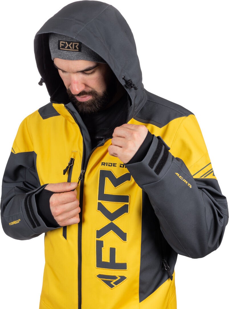 FXR Helium Lite 2025 1-piece Snowmobile Suit yellow S Figure 6