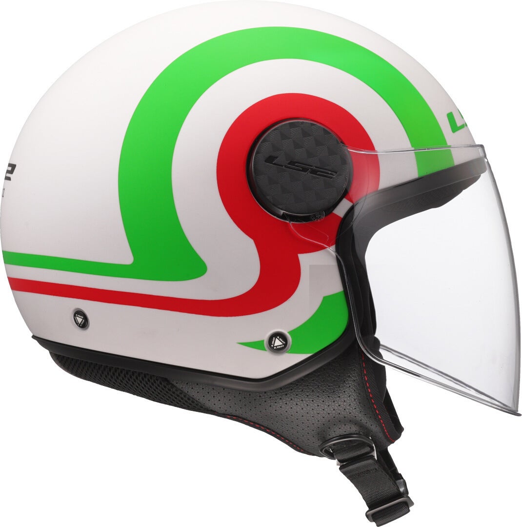 LS2 OF558 Sphere Lux II Urby Cască cu reacție Alb/Roșu/Verde XL (61/62) Figura 6