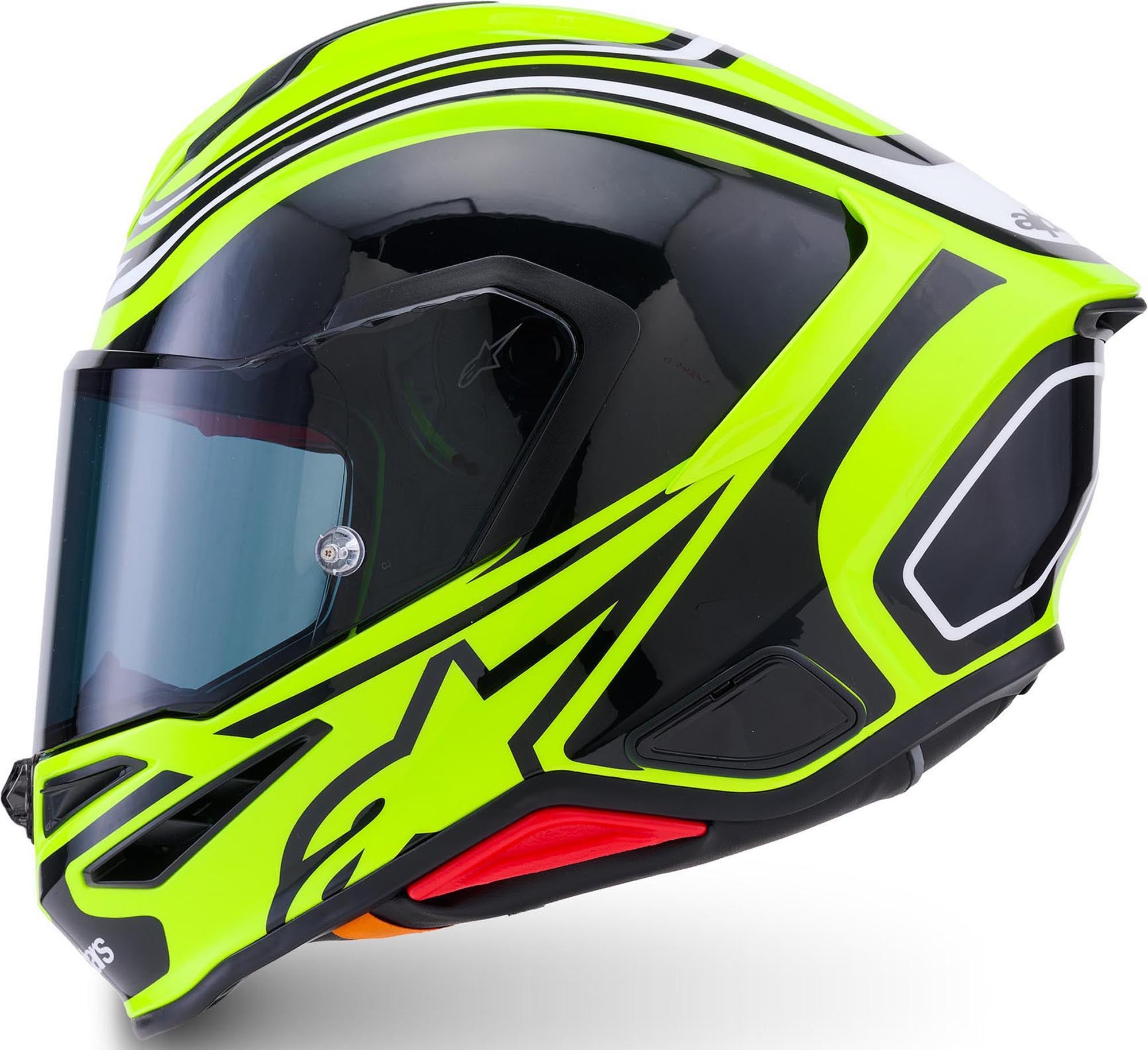 Alpinestars S-R7 Zeal 헬멧 노란색/검정/흰색 S 그림 2