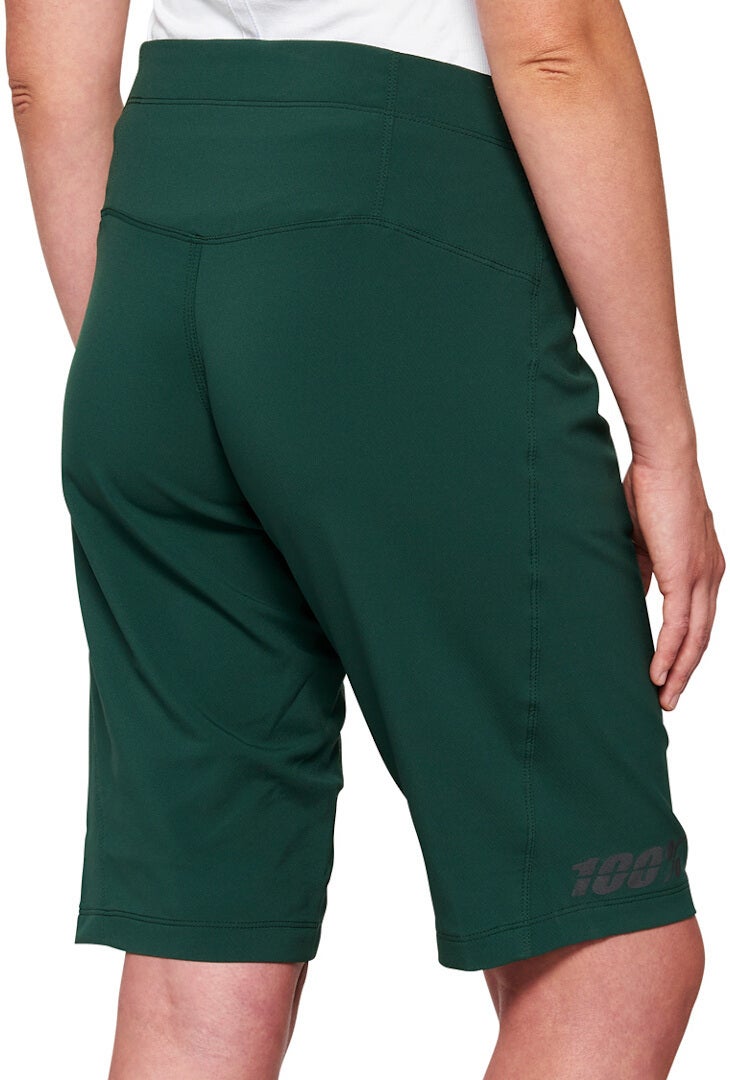 100% Ridecamp Ladies Bicycle Shorts dark green L Figure 2