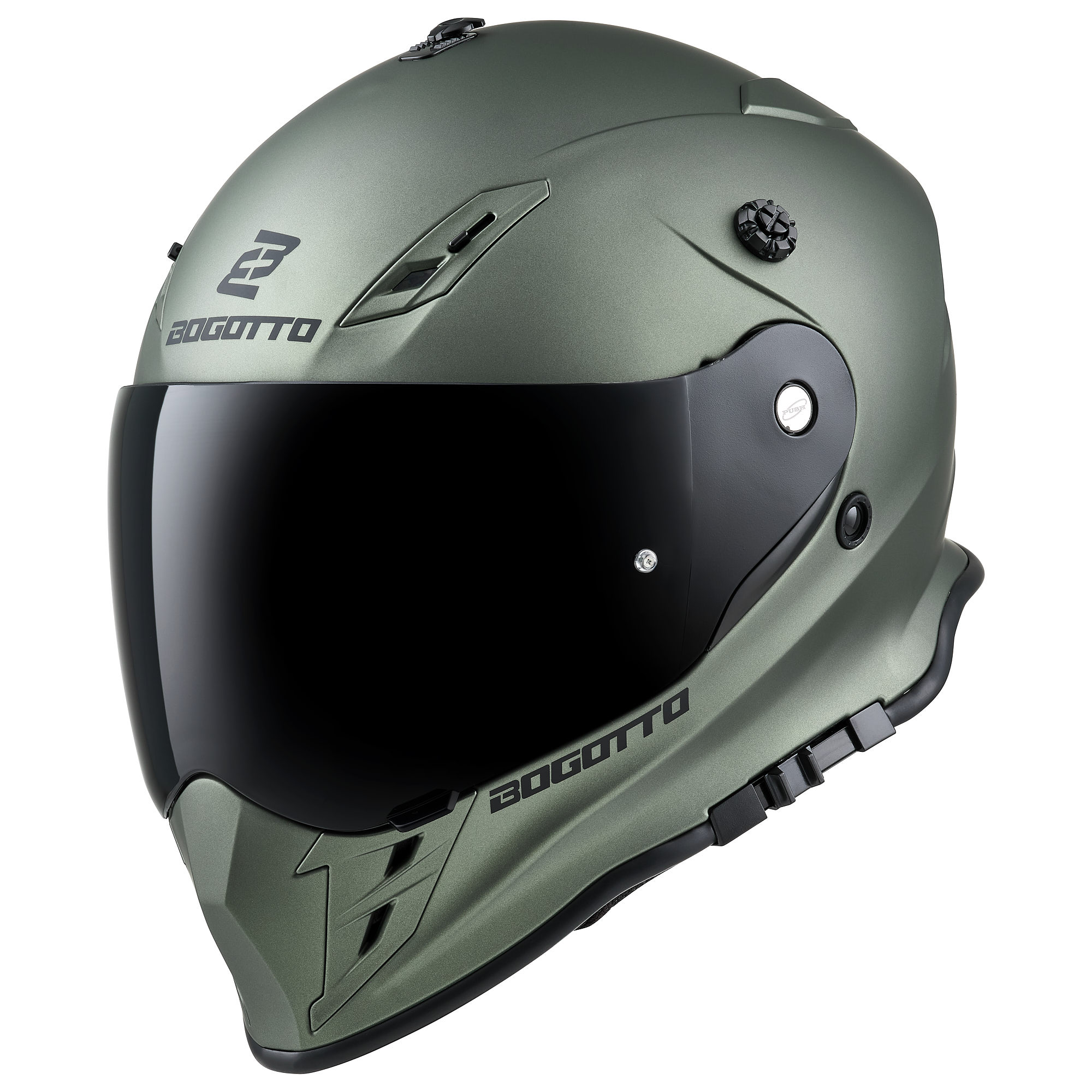 Bogotto H331 Enduro Helmet green matt L (59/60) Figure 3
