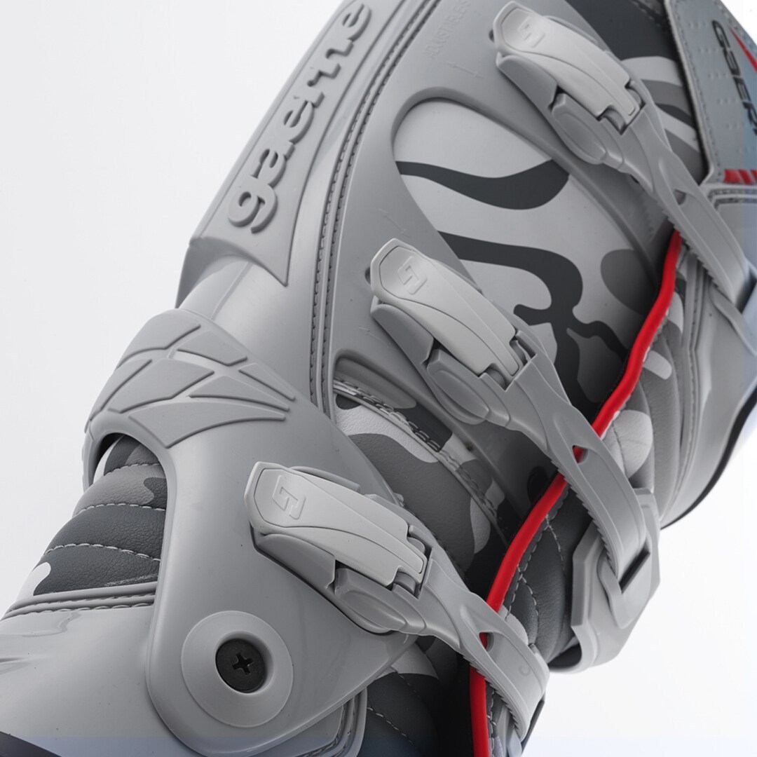 Gaerne Fastback Endurance Motocross Stiefel hellgrau/dunkelgrau 44,5 Abbildung 4