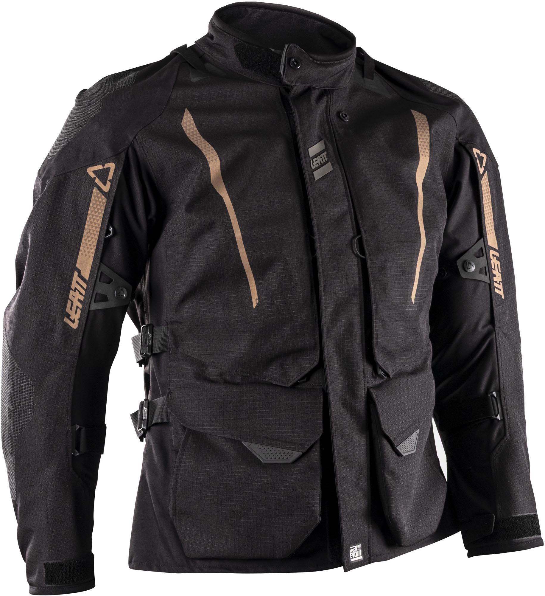 Leatt ADV DriTour 5.5 waterproof Ladies Motorcycle Textile Jacket black/grey S Figure 1