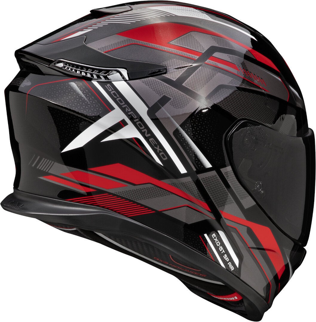 Scorpion EXO-GT SP Air Augusta Hjelm sort/grå/rød S (55/56) Figur 2