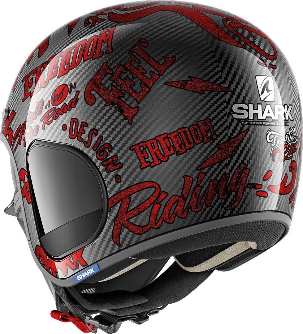 Shark-S-Drak Freestyle Cup Cască cu reacție roșu XXL (63/64) Figura 2