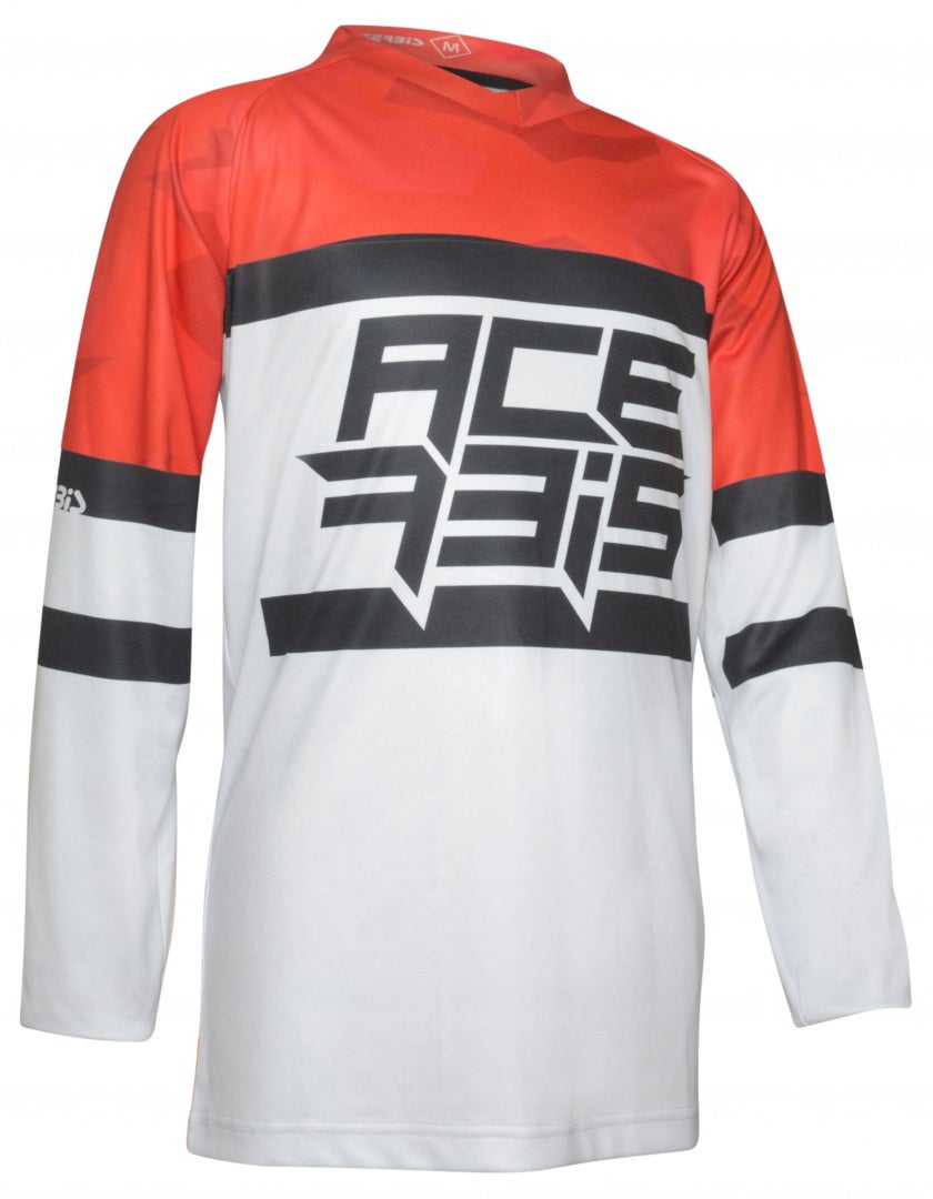 Acerbis Skyhigh Kinder Motocross Jersey rot/grau L Abbildung 1