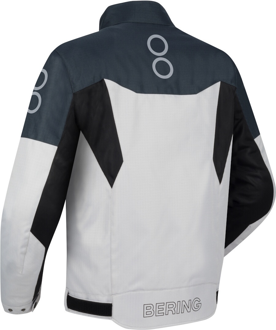 Bering Cronos waterproof Ripstop Motorcycle Textile Jacket light grey/dark grey/black L Figure 2