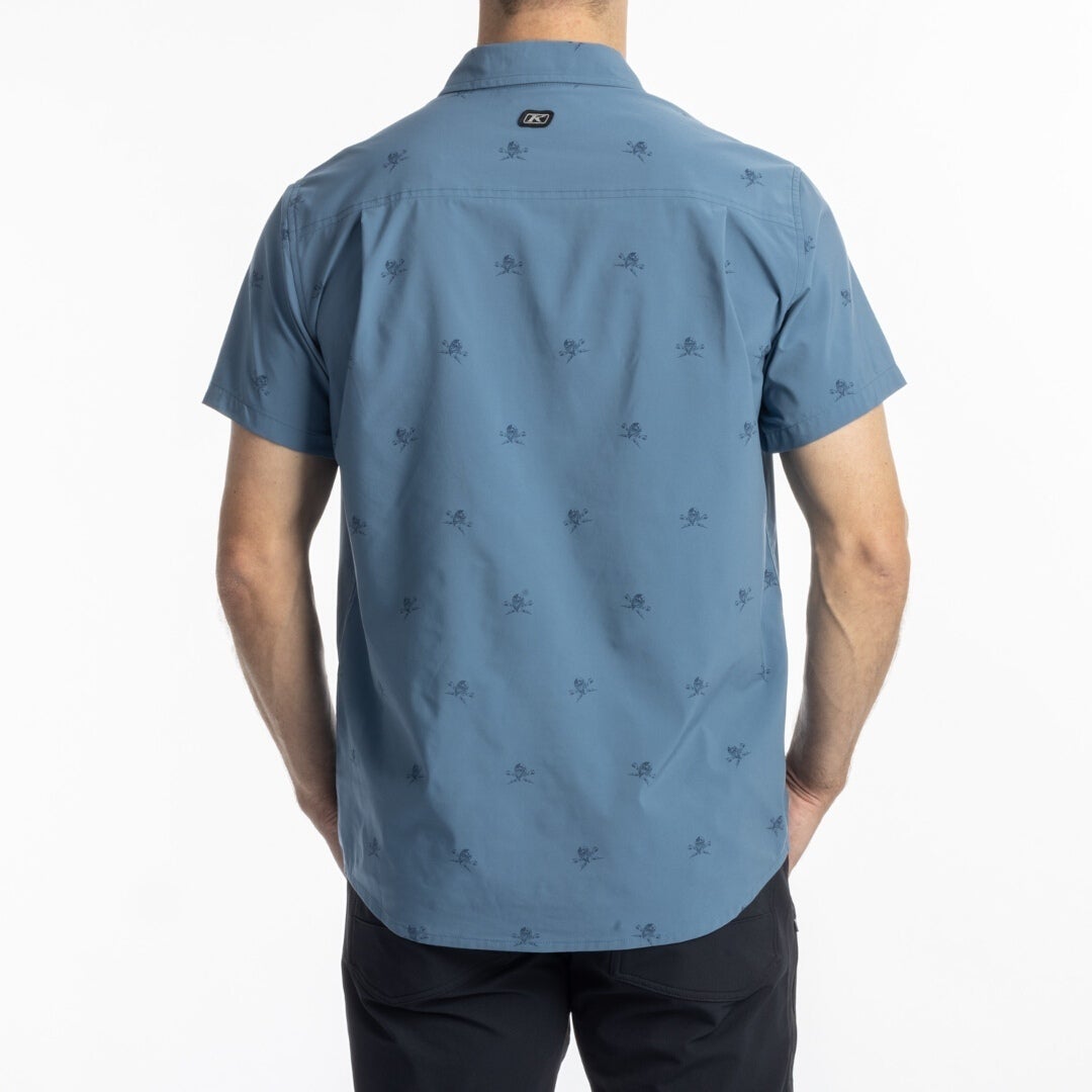 Klim Petrol Stretch Camicia blu M Figura 4