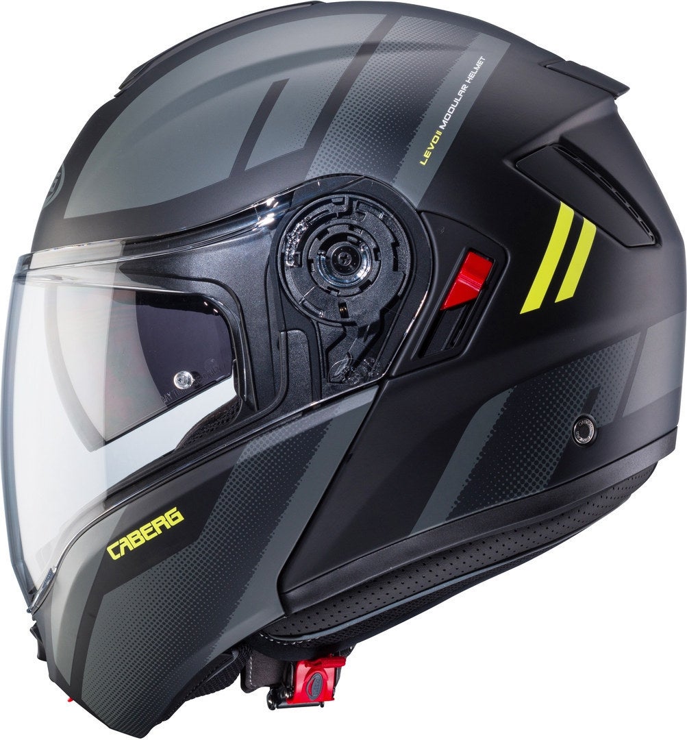 Caberg Levo X Manta Hjelm sort mat/grå/gul XL (61/62) Figur 3