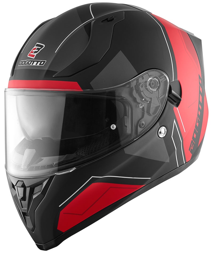 Bogotto V128 Strada Casco nero opaco/rosso 2XL Figura 2